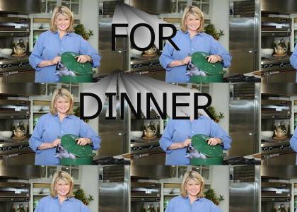 Martha Stewart likes puppies (late night test)