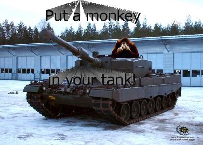 Put a monkey in your tank!