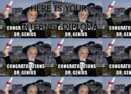 Congratulations Dr. Genius