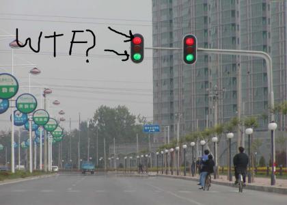 weird traffic light