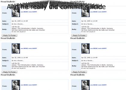 Hitler Myspace Suicide