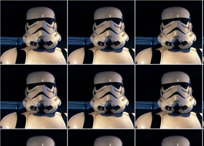 stormtroopers don't change helmet expressions