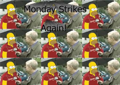 Carl Monday Busts Homer