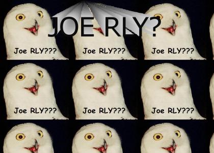 Joe... RLY?