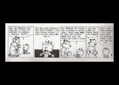 Calvin Explains to Hobbes why Fads are Popular