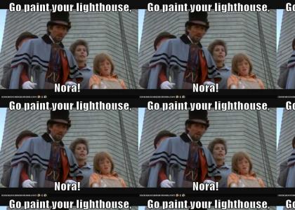 Nora, go paint your lighthouse! (Pete's Dragon)