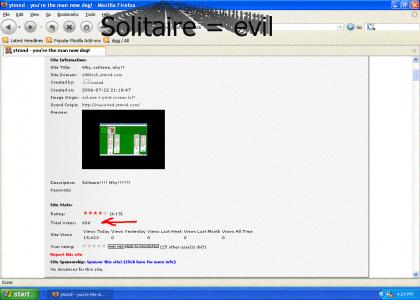 solitaire mishap the work of the devil