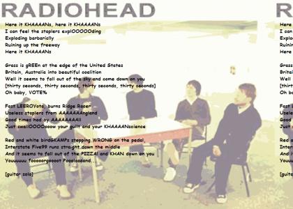 Radiohead perform their b-side "Mapolandora" at the Astoria Theatre 5/30/1994