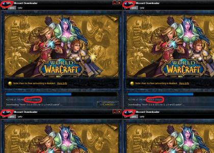 Blizzard Downloader Doesn't Change Facial Expression