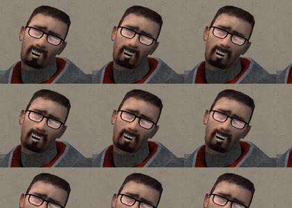 Gordon Freeman has facial xpressions!