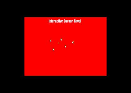 Interactive Animated Cursor Rave