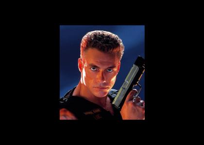 Jean-Claude Van Damme doesn't change facial expressions