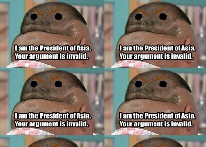 I am president of Asia