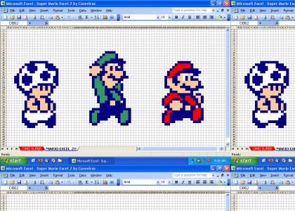 Super Mario Excel 2