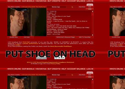 Nicolas Cage:Put Shoe On Head(animated)