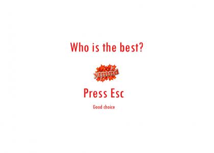 What website is the best? (press esc)© 2006-2007