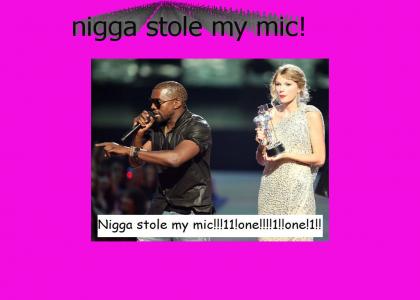 nigga stole Taylor Swift's mic