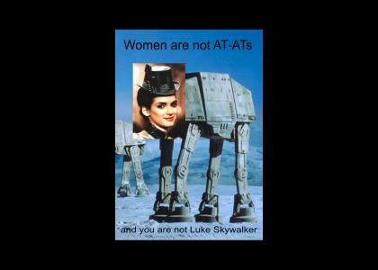 Women are not AT-ATs