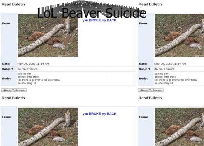 lol Beaver Suicide
