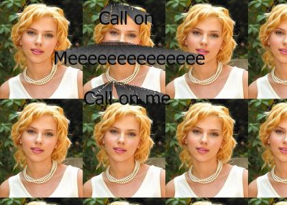 Scarlett Johansson doesn't change facial expressions (Take Two)