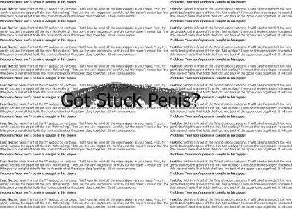 Got Stuck Penis?