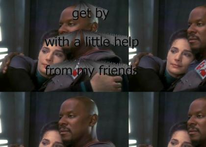 Sisko and Dax: best of friends