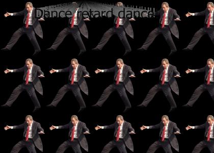 Bush dances like a homo