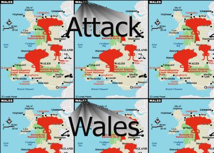 Wales under attack