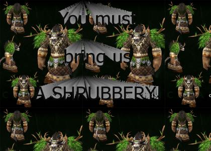 WoW: (Druid) A shrubbery!!