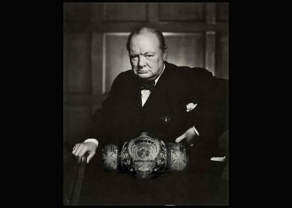 WWII European Heavyweight Champion Winston Churchill