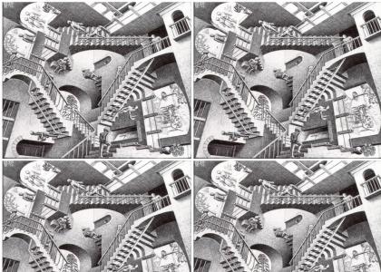 M. C. escher summed up!