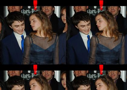 Hermione catches Harry Potter the pervert!