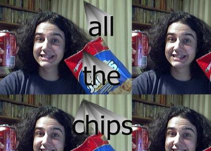 LOL i ate all the chips and drank the coke!