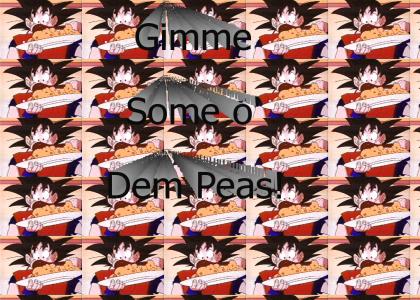 Goku wants peas