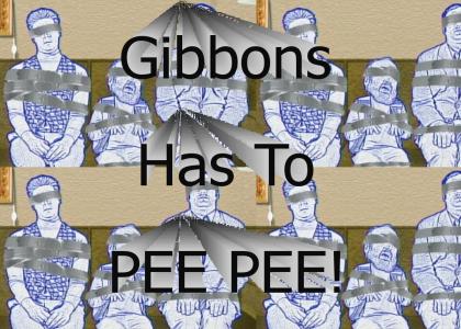Gibbons Has to Pee Pee
