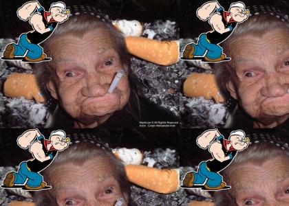 Popeye's mother has been found