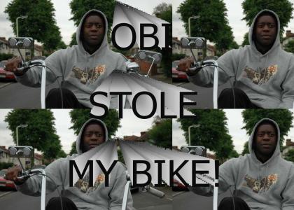 Obi Stole My Bike