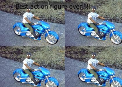 N*gga stole my bike action figure