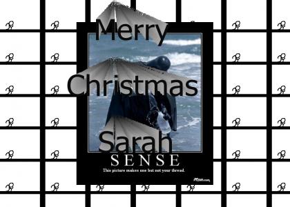 Merry Christmas Sarah