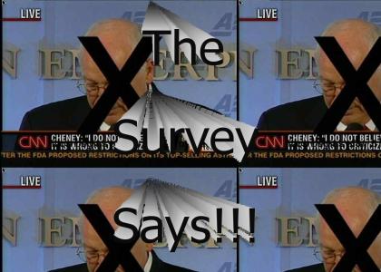 Cheney CNN Survey Says!!