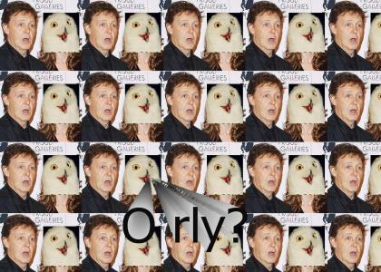 paul McCartney and Orly owl