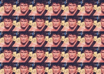 David Hasselhoff doesn't change facial expressions