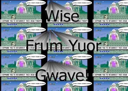 Wise Frum Yuor Gwave
