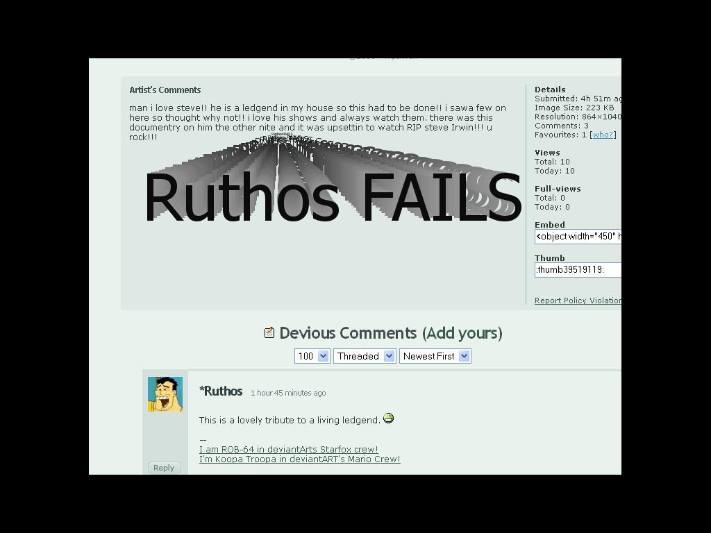 ruthosfails