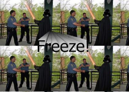 Vader resists arrest