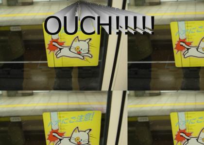cats are not safe in tokyo subway