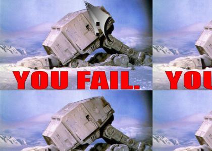 AT-AT fails