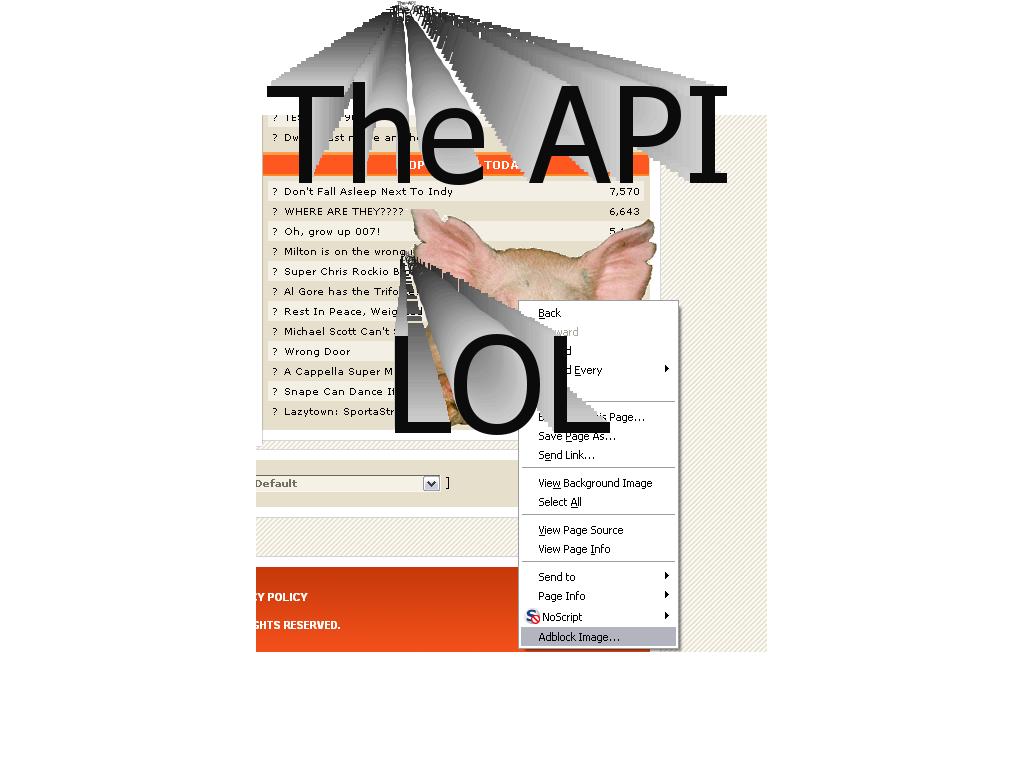 API