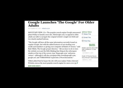 "The Google" returns