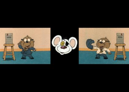 Penfold and Danger Mouse hoe down